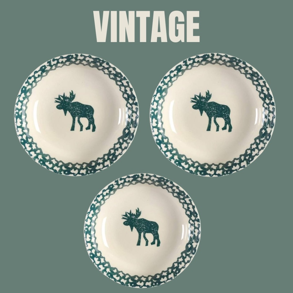 Tienshan Moose Country Soup Bowls